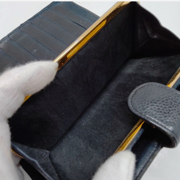 Chanel Black Leather Wallet Set - Picture 4 of 4